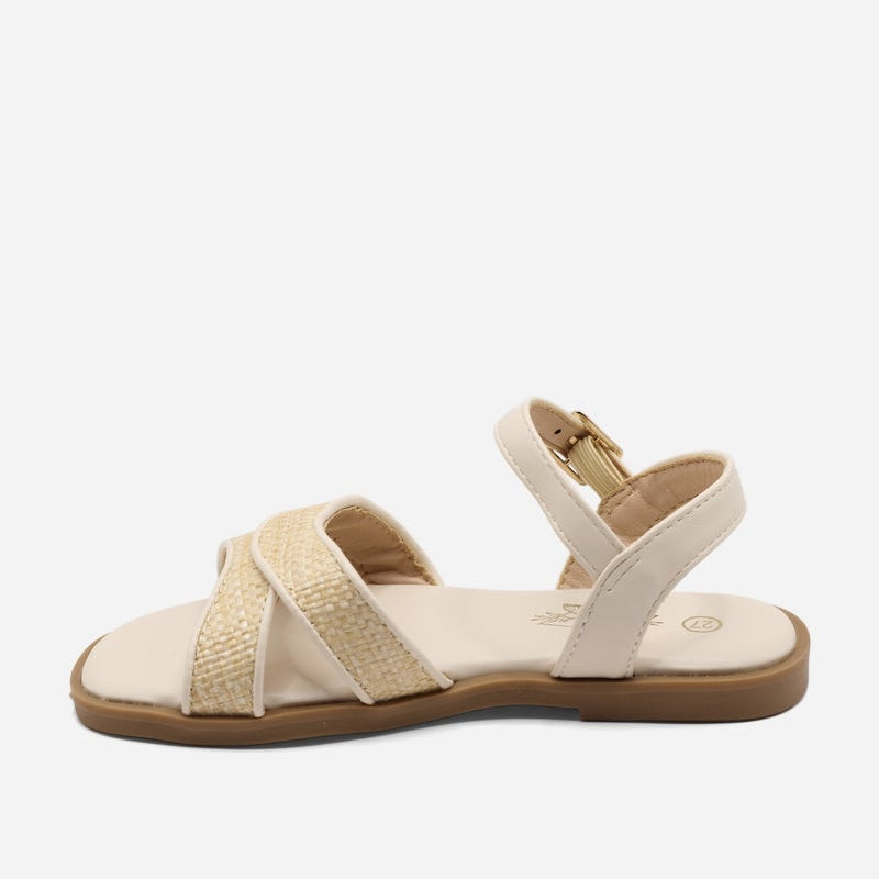 Sandales à boucle - Beige