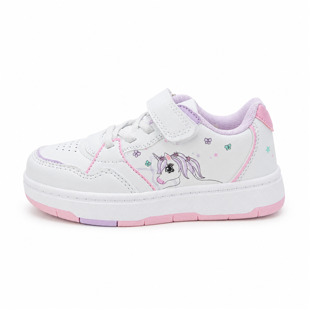 Baskets UNICORN BLANC/ROSE