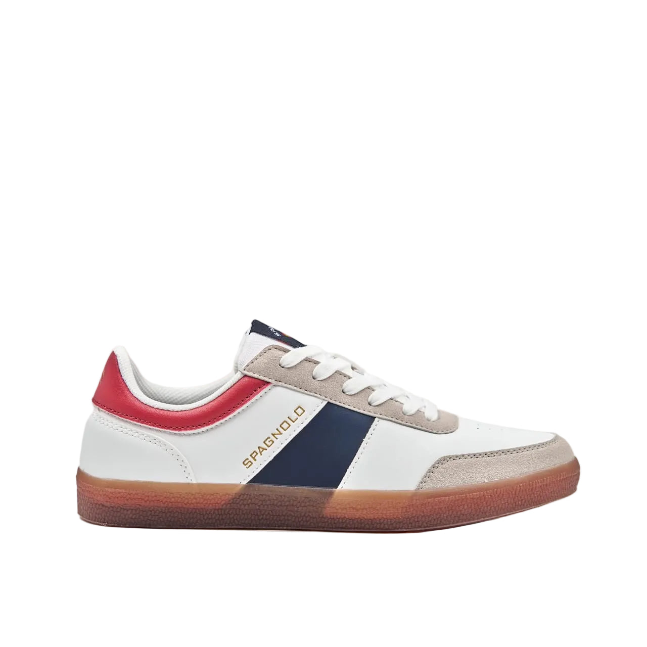 Sneakers Spagnolo Blanc & Bleu