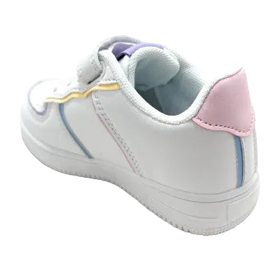 Baskets cœur blanc