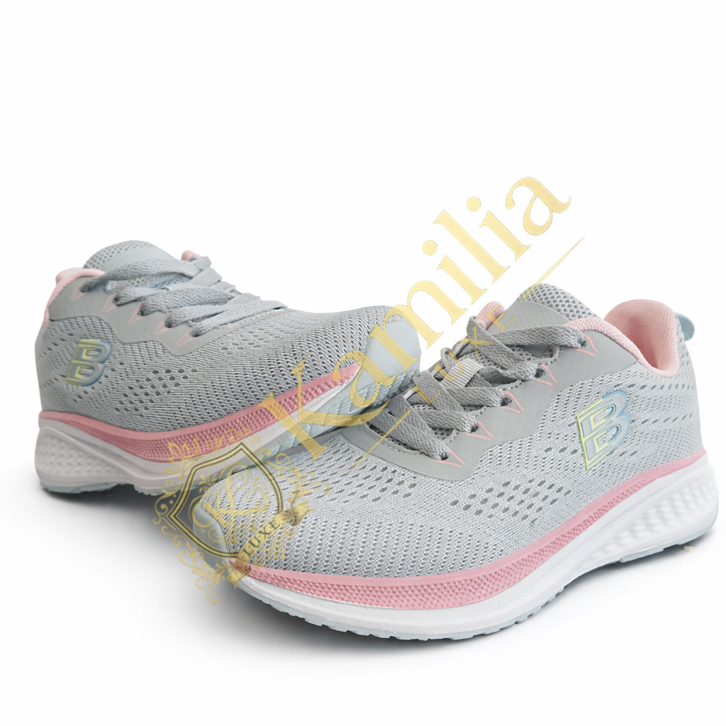 Baskets Medical DM Gris & Rose - vue 5