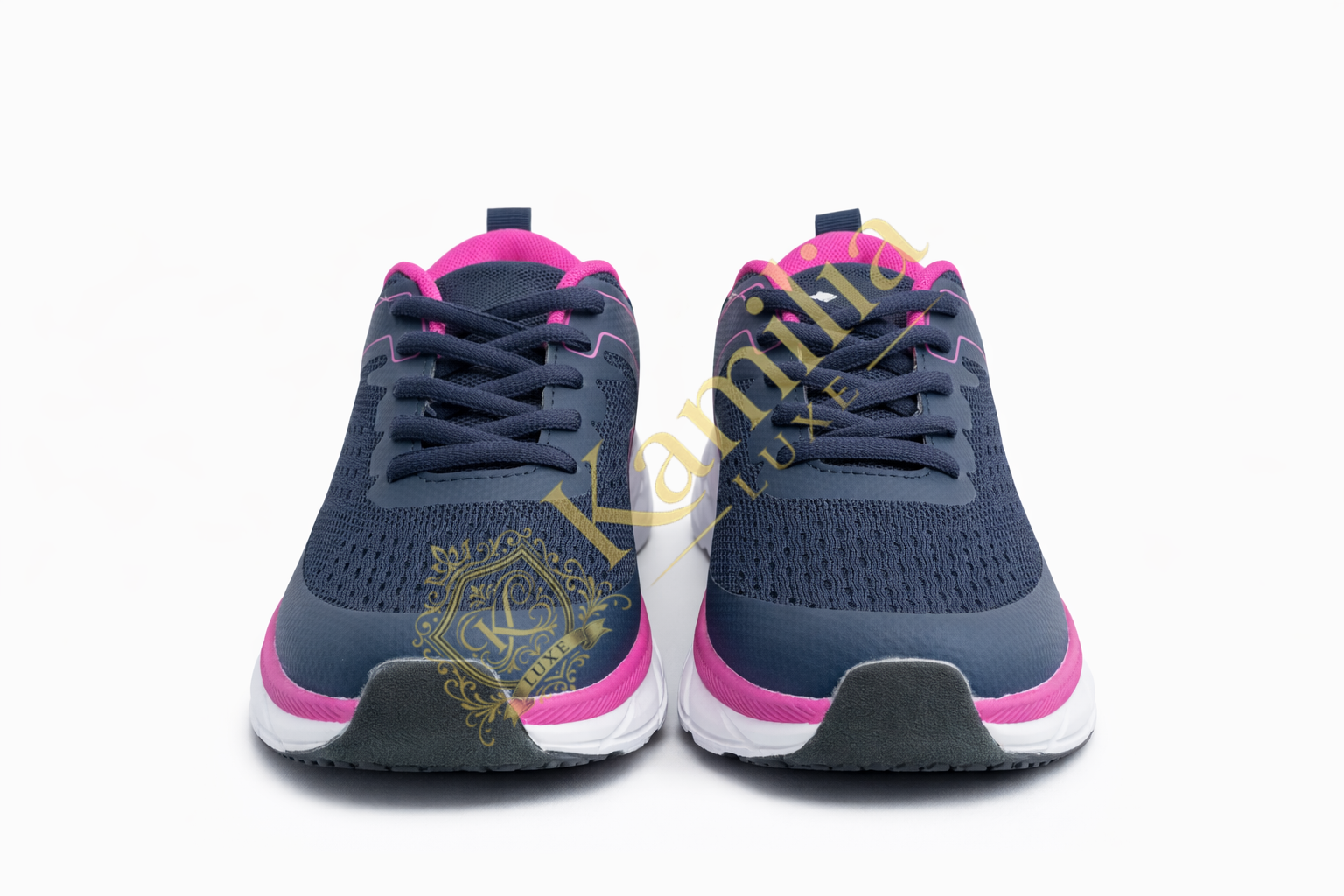 Sneakers Demax Bleu & Rose - vue 1