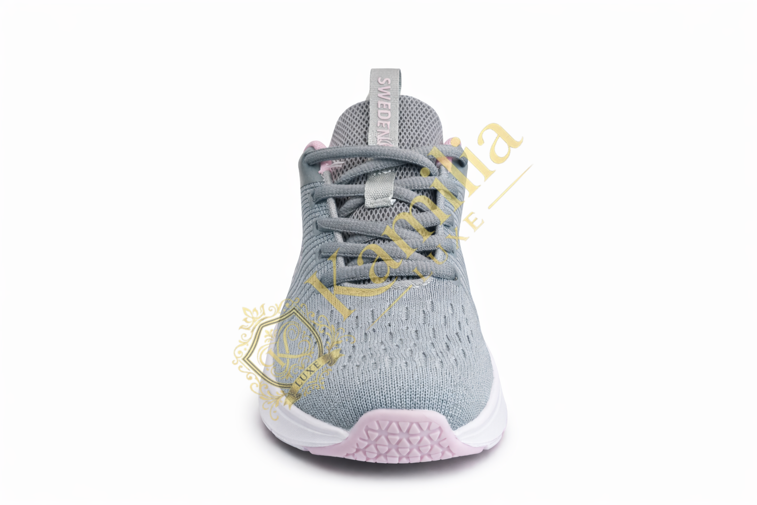 Sneakers Sweden Kle Judith Gris & Rose - vue 2