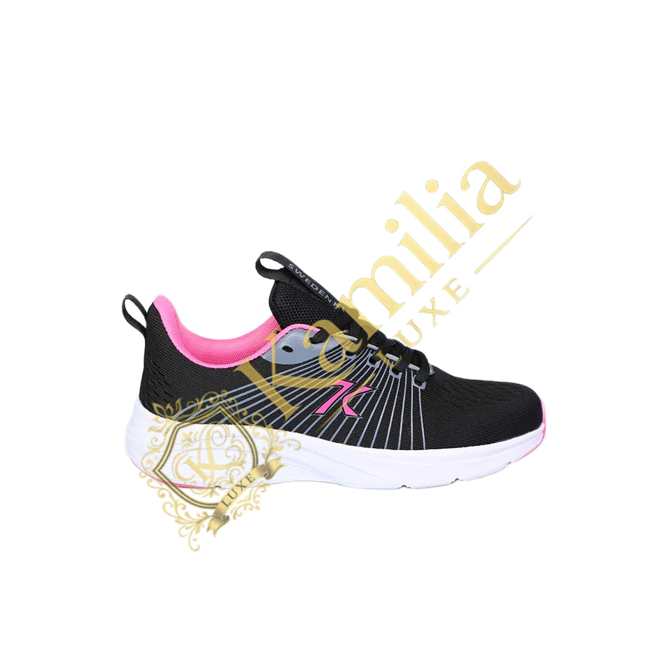 Sneakers Sweden Kle Judith Noir & Rose