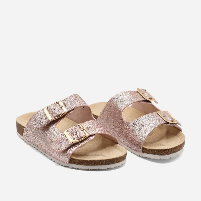 Sandales Fille Rose Double Bride