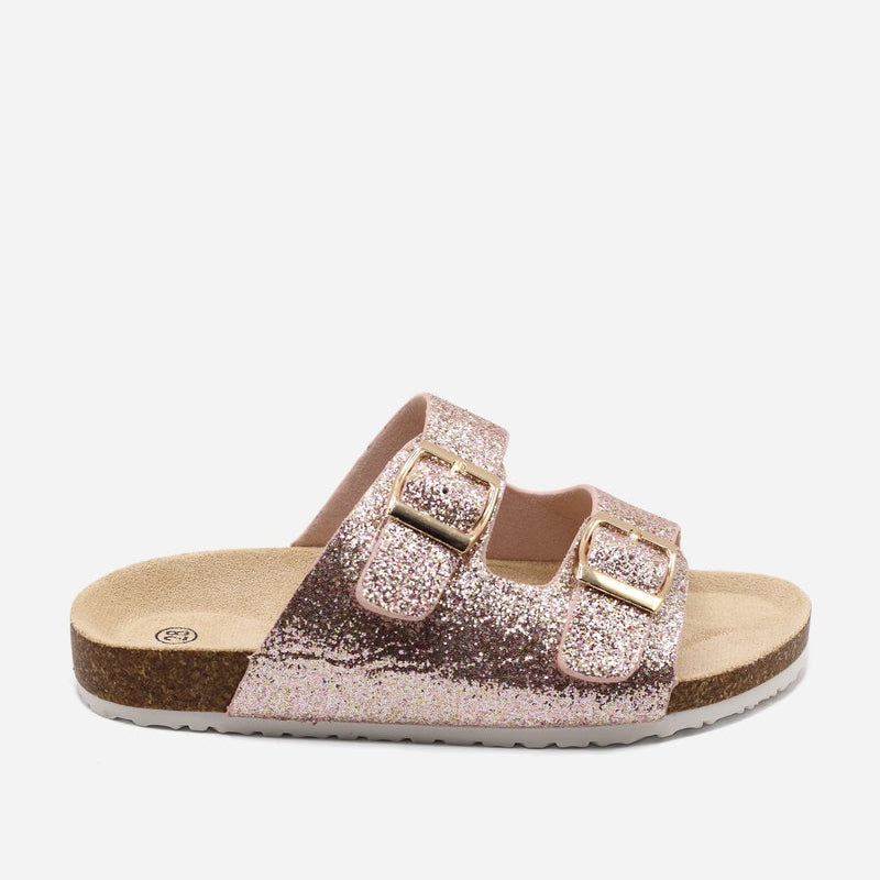 Sandales Fille Rose Double Bride