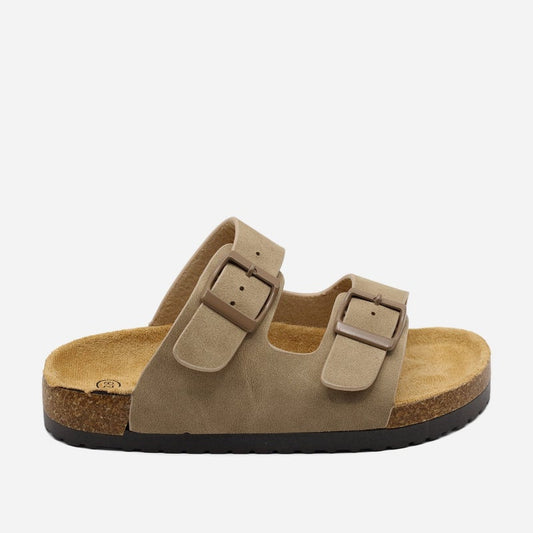Mules double brides - Taupe
