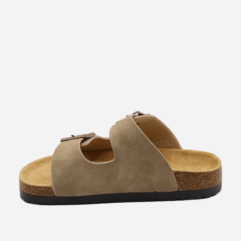 Mules double brides - Taupe