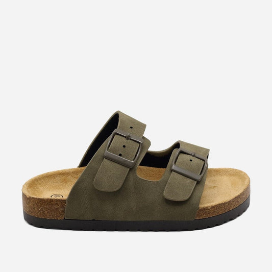 Mules double brides - Vert