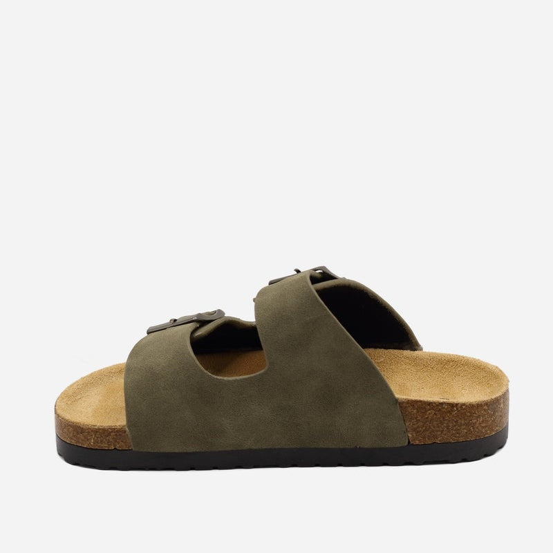 Mules double brides - Vert