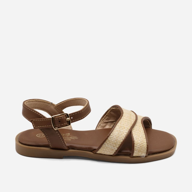 Sandales à boucle - Camel