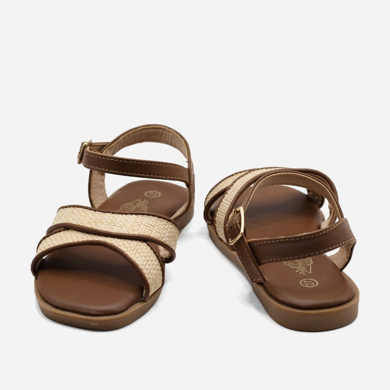 Sandales à boucle - Camel