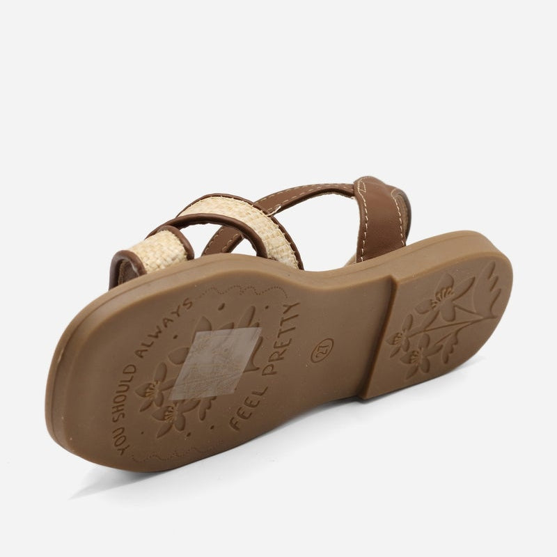 Sandales à boucle - Camel