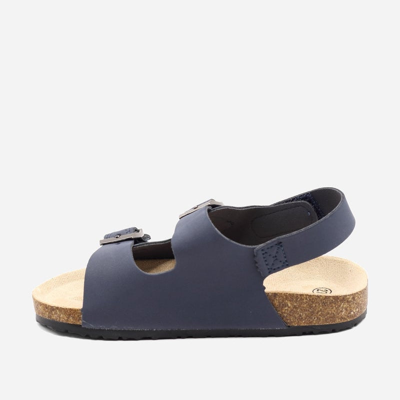 Sandales à scratch - Bleu foncé