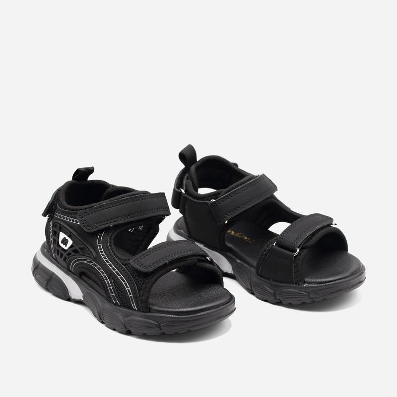 Sandales à scratchs - Noir